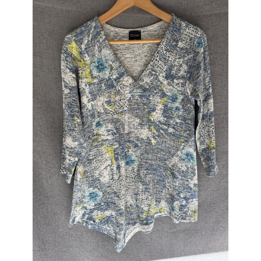 Inoah Tunic Top Womens Small Abstract Shirt Art To Wear ‎ Blouse USA